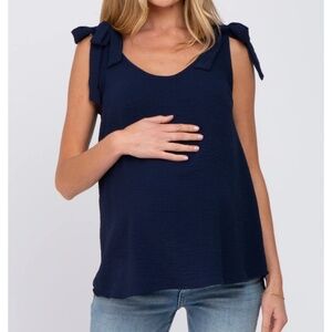 NWT: Shoulder Bow Maternity Tank Top